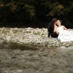 Trash-The-Dress am Wasser im Aargau